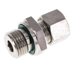 G 1/2'' mâle x 12L Anneau de coupe droit en acier inoxydable avec joint FKM 315 Bar DIN 2353