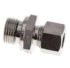 G 1/2'' mâle x 12L Anneau de coupe droit en acier inoxydable avec joint FKM 315 Bar DIN 2353