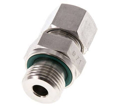 G 1/2'' mâle x 12S Bague coupante droite en acier inoxydable avec joint FKM 630 Bar DIN 2353