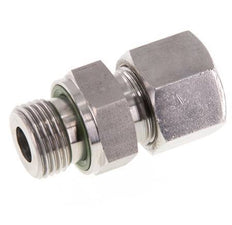G 1/2'' mâle x 14S Bague coupante droite en acier inoxydable avec joint FKM 630 Bar DIN 2353