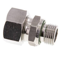 G 1/2'' mâle x 18L Anneau coupant droit en acier inoxydable avec joint FKM 315 Bar DIN 2353
