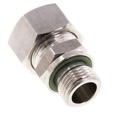 G 1/2'' mâle x 18L Anneau coupant droit en acier inoxydable avec joint FKM 315 Bar DIN 2353