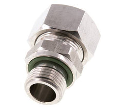 G 1/2'' mâle x 18L Anneau coupant droit en acier inoxydable avec joint FKM 315 Bar DIN 2353