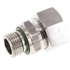 G 1/2'' mâle x 18L Anneau coupant droit en acier inoxydable avec joint FKM 315 Bar DIN 2353