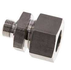 G 1/2'' mâle x 25S Bague coupante droite en acier inoxydable avec joint FKM 400 Bar DIN 2353
