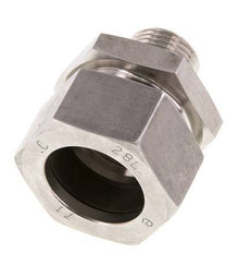 G 1/2'' mâle x 28L Anneau de coupe droit en acier inoxydable avec joint FKM 160 Bar DIN 2353