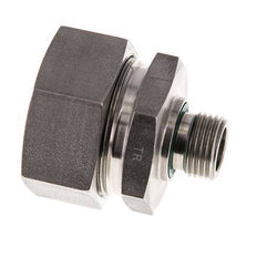 G 1/2'' mâle x 35L Anneau de coupe droit en acier inoxydable avec joint FKM 160 Bar DIN 2353