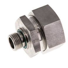 G 1/2'' mâle x 35L Anneau de coupe droit en acier inoxydable avec joint FKM 160 Bar DIN 2353