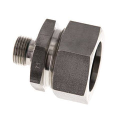 G 1/2'' mâle x 35L Anneau de coupe droit en acier inoxydable avec joint FKM 160 Bar DIN 2353