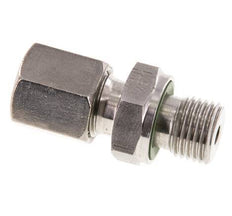 G 1/4'' mâle x 6S Bague coupante droite en acier inoxydable avec joint FKM 630 Bar DIN 2353