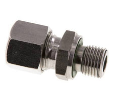 G 1/4'' mâle x 10L Bague coupante droite en acier inoxydable avec joint FKM 315 Bar DIN 2353