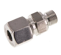 G 1/4'' mâle x 10S Bague coupante droite en acier inoxydable avec joint FKM 630 Bar DIN 2353