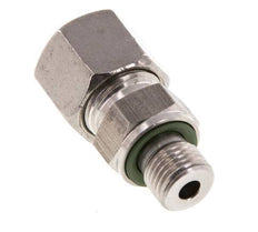 G 1/4'' mâle x 10S Bague coupante droite en acier inoxydable avec joint FKM 630 Bar DIN 2353