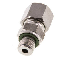 G 1/4'' mâle x 10S Bague coupante droite en acier inoxydable avec joint FKM 630 Bar DIN 2353