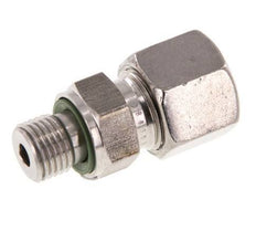 G 1/4'' mâle x 10S Bague coupante droite en acier inoxydable avec joint FKM 630 Bar DIN 2353