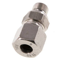 G 1/4'' mâle x 10S Bague coupante droite en acier inoxydable avec joint FKM 630 Bar DIN 2353