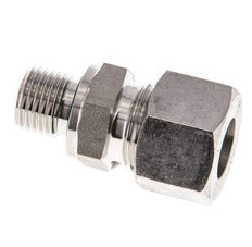 G 1/4'' mâle x 12L Anneau de coupe droit en acier inoxydable avec joint FKM 315 Bar DIN 2353