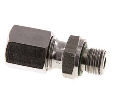 G 1/8'' mâle x 6L Bague coupante droite en acier inoxydable avec joint FKM 315 Bar DIN 2353