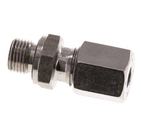 G 1/8'' mâle x 6L Bague coupante droite en acier inoxydable avec joint FKM 315 Bar DIN 2353