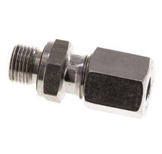 G 1/8'' mâle x 6L Bague coupante droite en acier inoxydable avec joint FKM 315 Bar DIN 2353