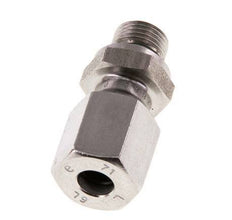 G 1/8'' mâle x 6L Bague coupante droite en acier inoxydable avec joint FKM 315 Bar DIN 2353