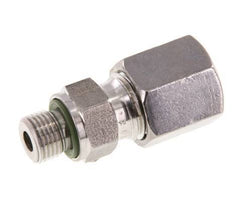 G 1/8'' mâle x 6S Bague coupante droite en acier inoxydable avec joint FKM 630 Bar DIN 2353
