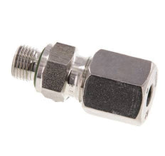 G 1/8'' mâle x 6S Bague coupante droite en acier inoxydable avec joint FKM 630 Bar DIN 2353