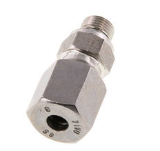 G 1/8'' mâle x 6S Bague coupante droite en acier inoxydable avec joint FKM 630 Bar DIN 2353