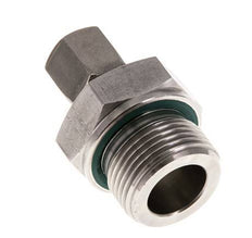 G 3/4'' mâle x 6S Bague coupante droite en acier inoxydable avec joint FKM 630 Bar DIN 2353