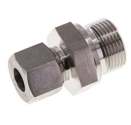G 3/4'' Male x 12S Anneau de coupe droit en acier inoxydable avec joint FKM 630 Bar DIN 2353