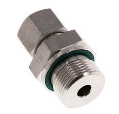 G 3/4'' Male x 12S Anneau de coupe droit en acier inoxydable avec joint FKM 630 Bar DIN 2353