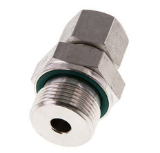 G 3/4'' Male x 12S Anneau de coupe droit en acier inoxydable avec joint FKM 630 Bar DIN 2353