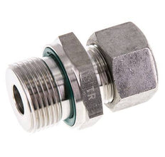 G 3/4'' mâle x 15L Bague coupante droite en acier inoxydable avec joint FKM 315 Bar DIN 2353