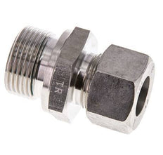 G 3/4'' mâle x 15L Bague coupante droite en acier inoxydable avec joint FKM 315 Bar DIN 2353