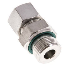 G 3/4'' mâle x 16S Bague coupante droite en acier inoxydable avec joint FKM 400 Bar DIN 2353
