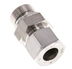 G 3/4'' mâle x 16S Bague coupante droite en acier inoxydable avec joint FKM 400 Bar DIN 2353