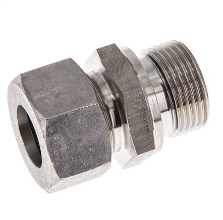 G 3/4'' Male x 18L Stainless steel Straight Cutting Ring with FKM Seal 315 Bar DIN 2353