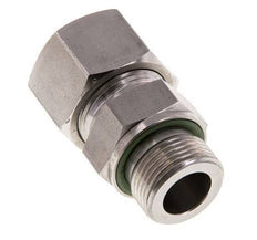 G 3/4'' mâle x 20S Bague coupante droite en acier inoxydable avec joint FKM 400 Bar DIN 2353