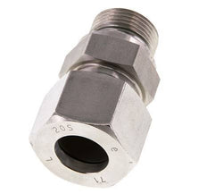 G 3/4'' mâle x 20S Bague coupante droite en acier inoxydable avec joint FKM 400 Bar DIN 2353