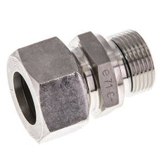 G 3/4'' Male x 22L Anneau de coupe droit en acier inoxydable avec joint FKM 160 Bar DIN 2353