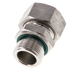 G 3/4'' Male x 22L Anneau de coupe droit en acier inoxydable avec joint FKM 160 Bar DIN 2353