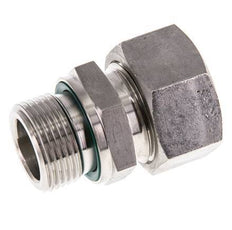 G 3/4'' Male x 22L Anneau de coupe droit en acier inoxydable avec joint FKM 160 Bar DIN 2353