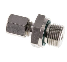 G 3/8'' mâle x 6L Anneau de coupe droit en acier inoxydable avec joint FKM 315 Bar DIN 2353