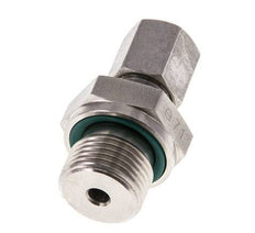 G 3/8'' mâle x 6L Anneau de coupe droit en acier inoxydable avec joint FKM 315 Bar DIN 2353