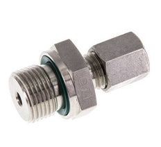 G 3/8'' mâle x 6L Anneau de coupe droit en acier inoxydable avec joint FKM 315 Bar DIN 2353