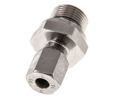 G 3/8'' mâle x 6L Anneau de coupe droit en acier inoxydable avec joint FKM 315 Bar DIN 2353