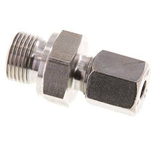 G 3/8'' mâle x 6S Anneau de coupe droit en acier inoxydable avec joint FKM 630 Bar DIN 2353