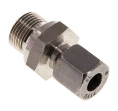 G 3/8'' Male x 8L Stainless steel Straight Cutting Ring with FKM Seal 315 Bar DIN 2353