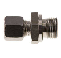 G 3/8'' mâle x 8L Bague coupante droite en acier inoxydable avec joint FKM 315 Bar DIN 2353