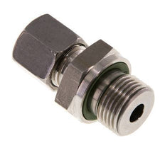 G 3/8'' mâle x 8L Bague coupante droite en acier inoxydable avec joint FKM 315 Bar DIN 2353